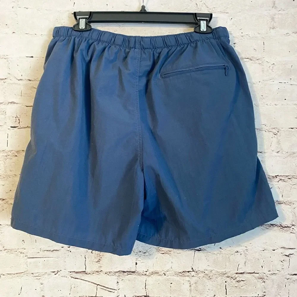Columbia Men’s Swim Trunks Shorts Navy Blue Adjustable Waist Size Large